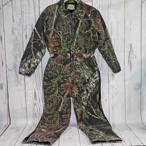 Cabela's Insulated Camo Coveralls MossyOak BreakUp Youth Large